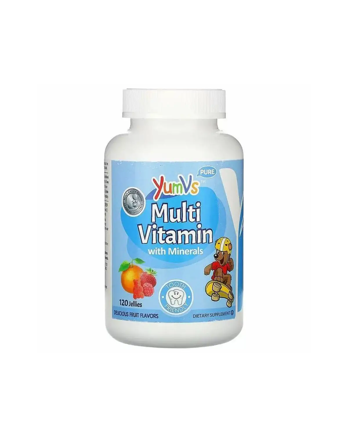 Мультивітаміни з мінералами для дітей | 120 жув цукерок YumV's 20203765