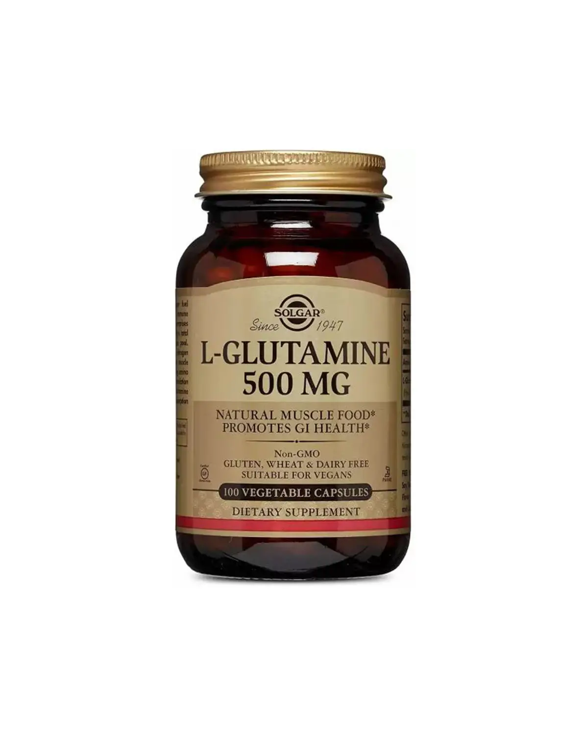 L-глутамин 500 мг | 100 кап Solgar 20203797
