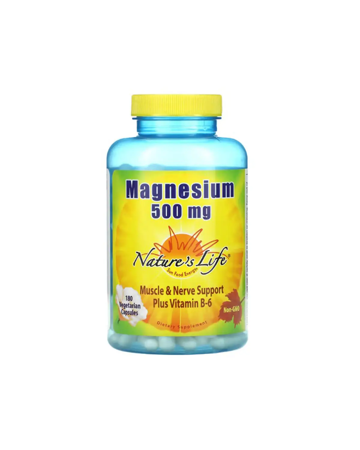 Магний с витамином В6 500 мг | 180 кап Nature's Life 20203826