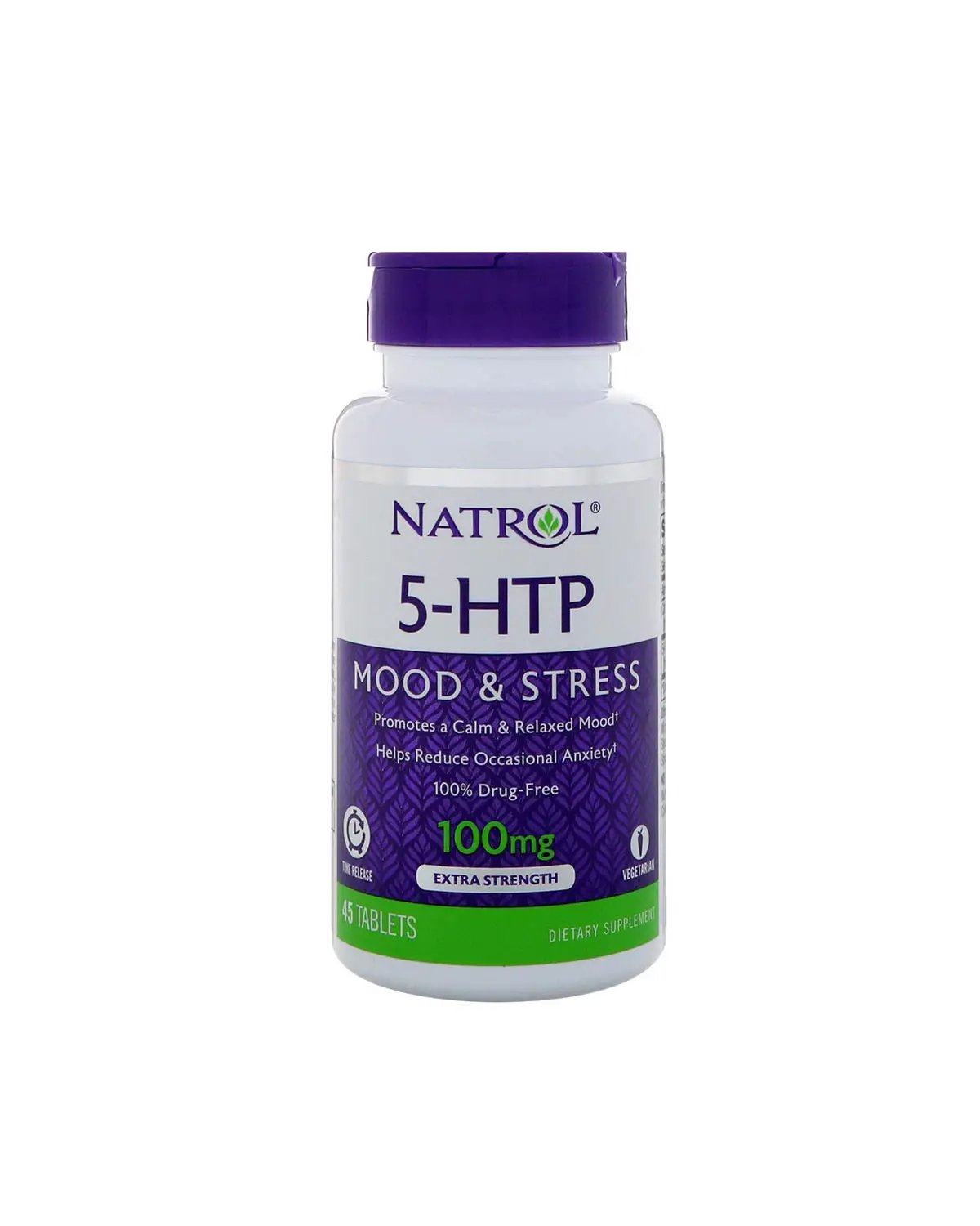 5-HTP замедленного высвобождения 100 мг | 45 таб Natrol 20203975