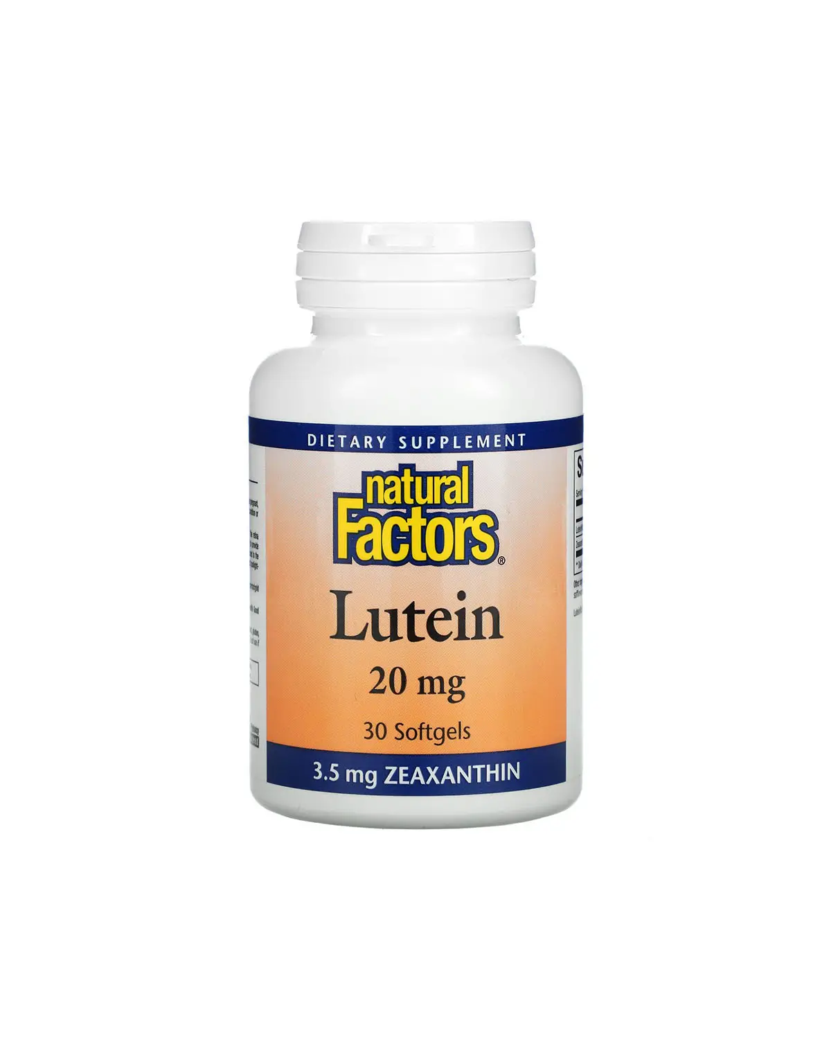 Лютеїн 20 мг | 30 кап Natural Factors 20203988