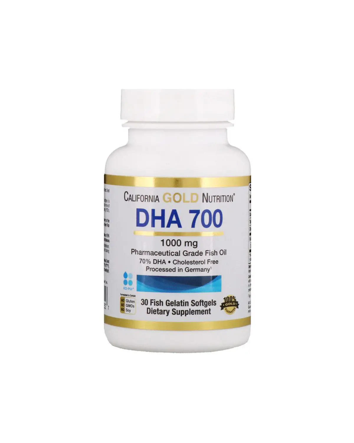 Рыбий жир DHA 700 1000 мг - 30 кап California Gold Nutrition 202040016