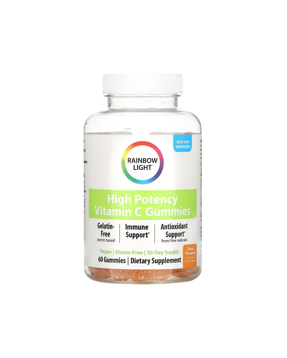 Витамин C со вкусом цитруса | 60 жев конфет Rainbow Light 202040042