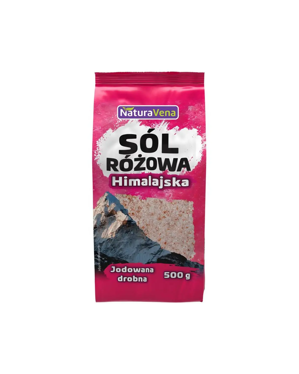 Гімалайська дрібна йодована сіль | 500 г NaturaVena 202040066