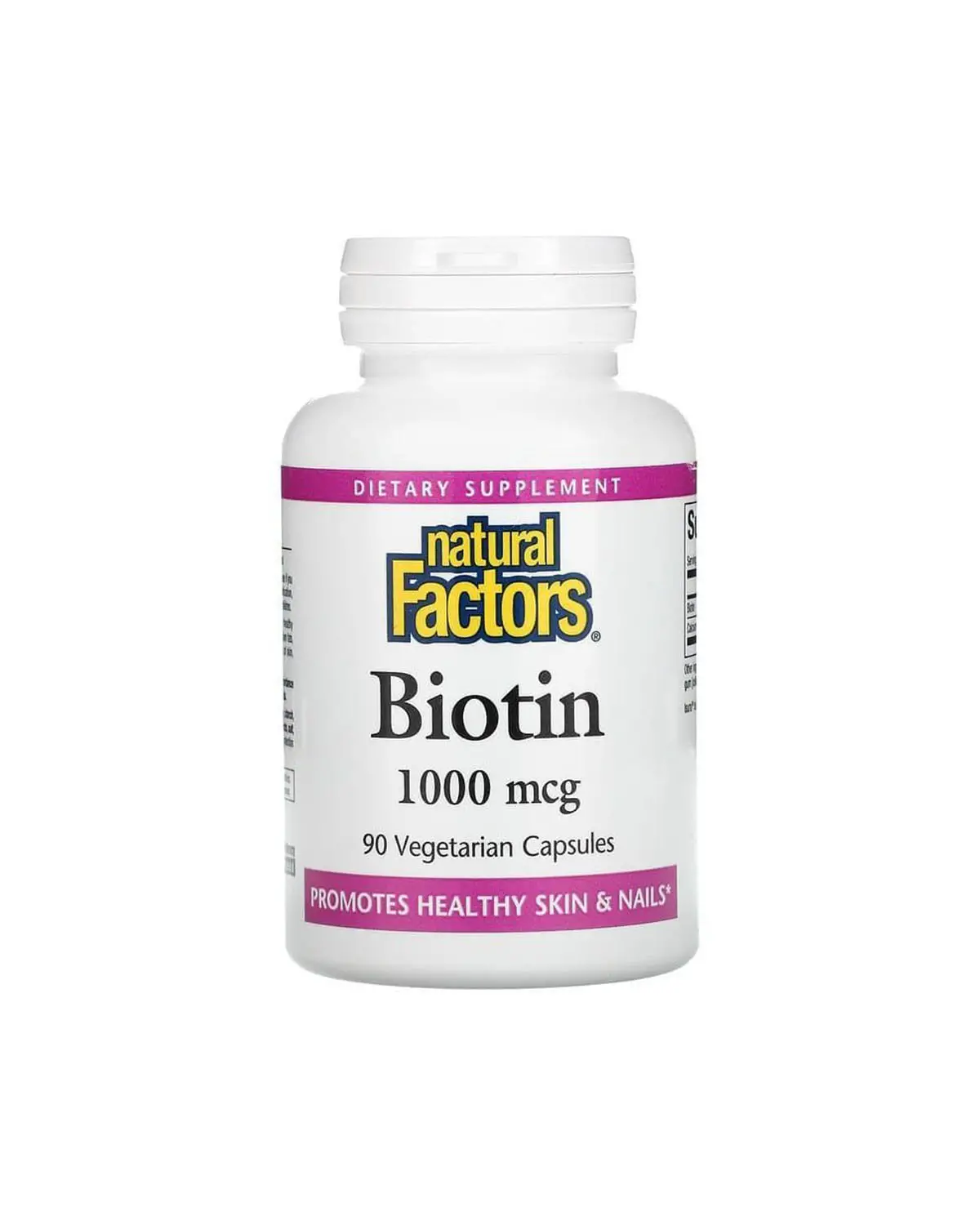 Біотин 1000 мкг | 90 кап Natural Factors 202040108