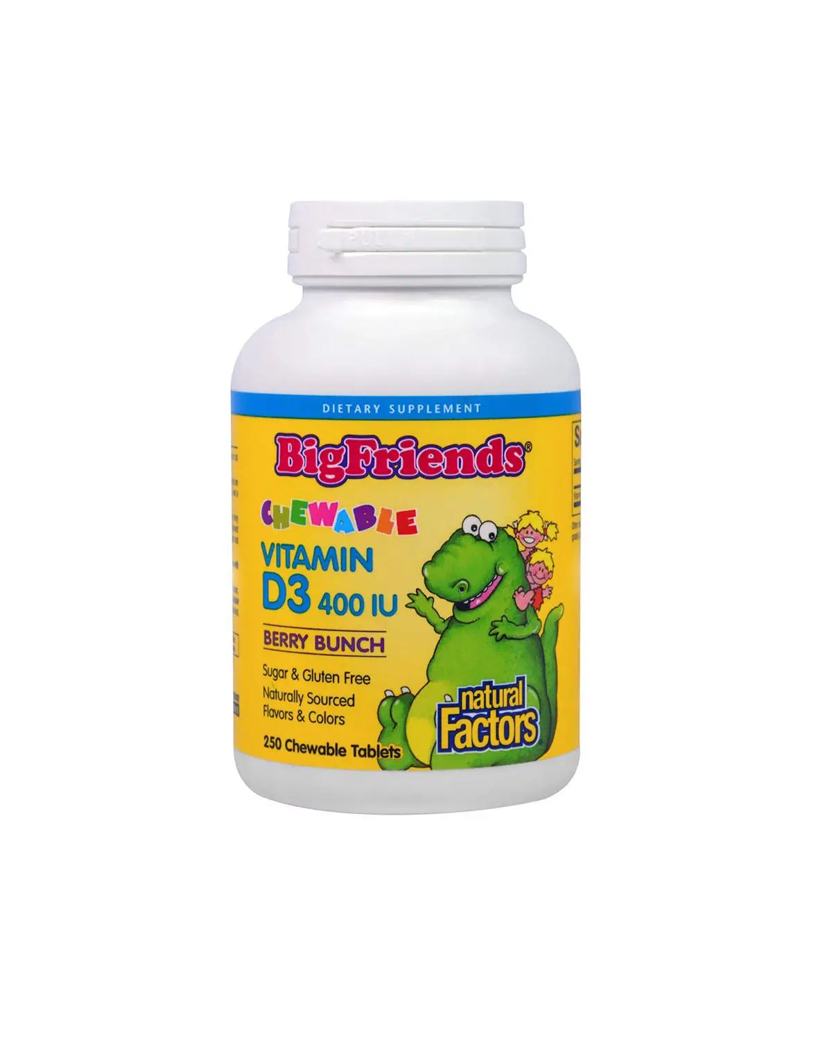 Витамин D3 для детей 400 МЕ | 250 жев таб Natural Factors 202040111