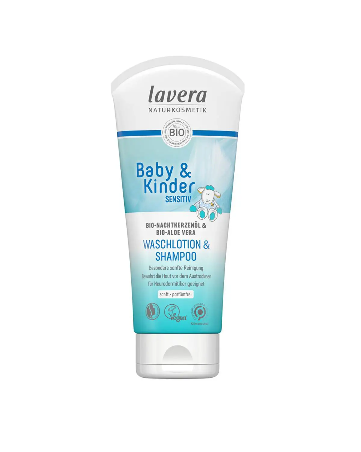 Дитячий шампунь-гель для чуттєвої шкіри | 200 мл Lavera 202040163