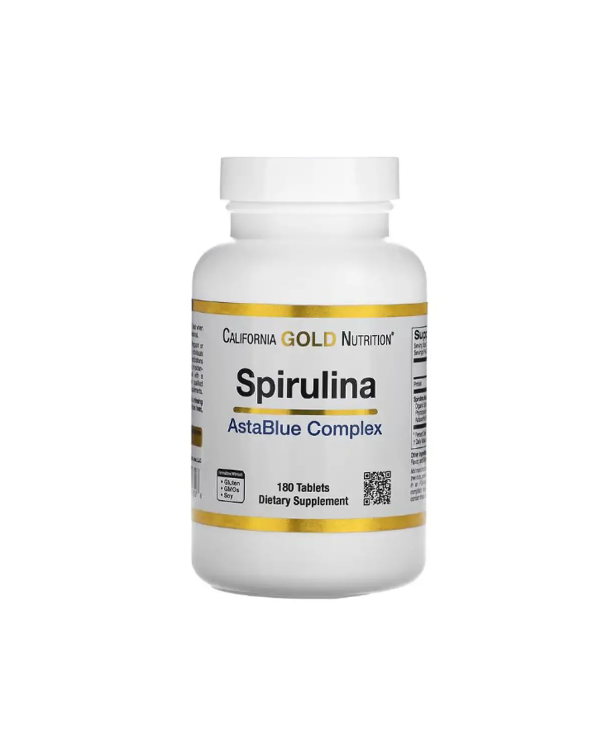 Комплекс зі спіруліною | 180 таб California Gold Nutrition 202040204