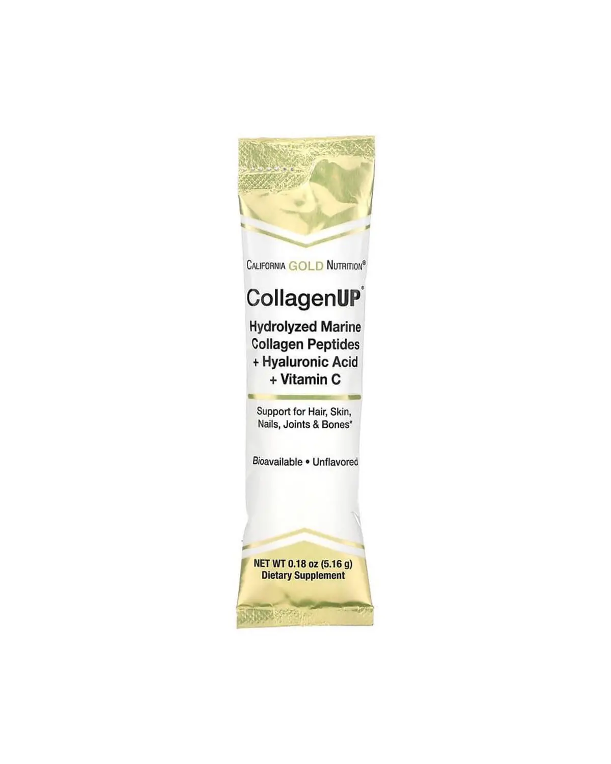 Коллаген + гиалуроновая кислота + витамин С | 30 пакетиков California Gold Nutrition 202040247