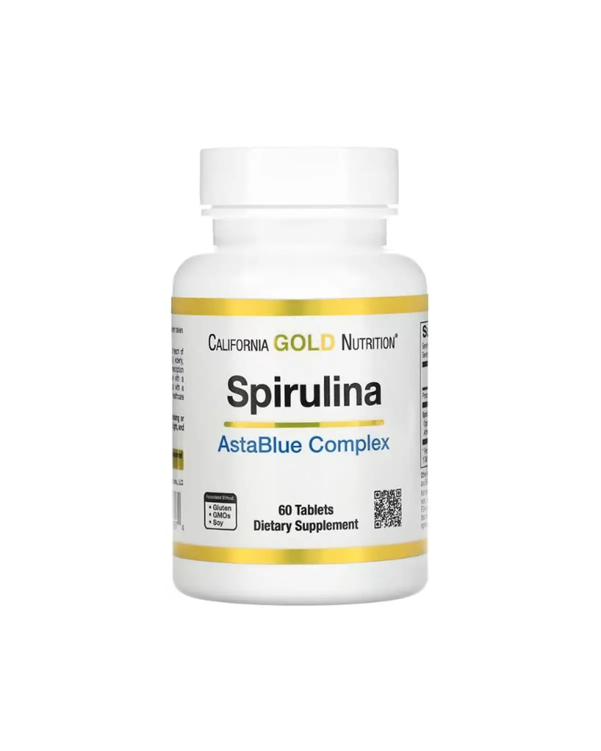 Комплекс зі спіруліною | 60 таб California Gold Nutrition 202040249