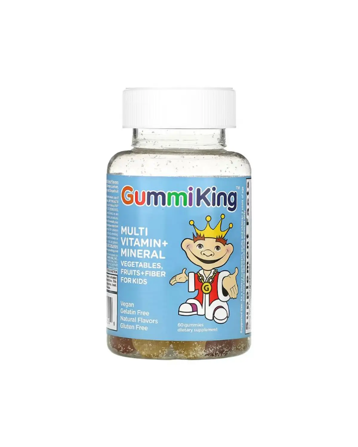 Мультивитамины + минералы + клетчатка для детей | 60 жев таб GummiKing 202040398