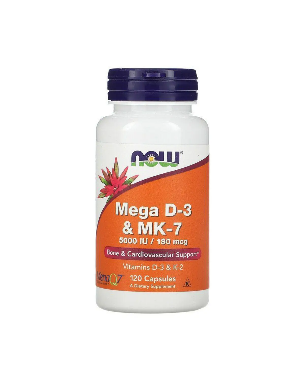 Витамин D-3 и MK-7 | 120 кап Now Foods 202040404