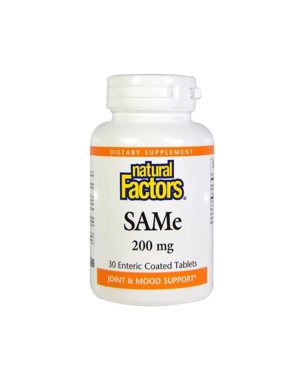 SAMe (C-Аденозил-Л-Метіонін) 200 мг | 30 таб Natural Factors 202040408