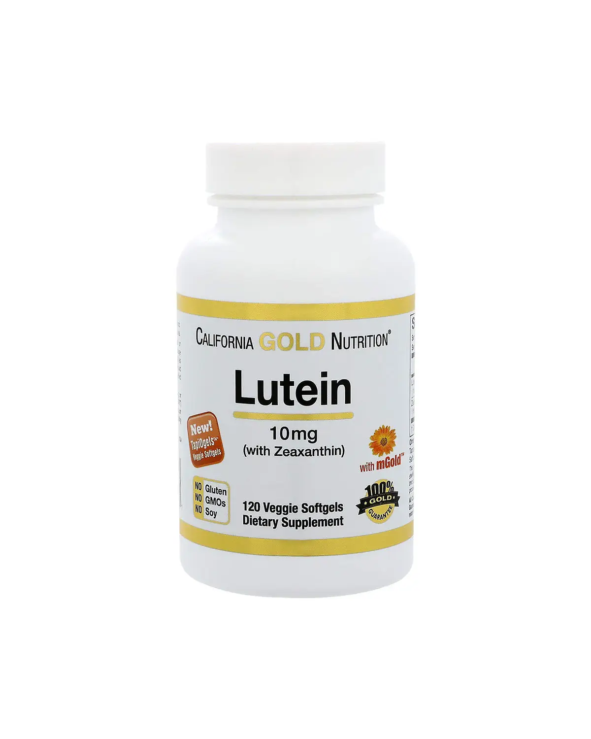 Лютеїн із зеаксантином 10 мг | 120 кап California Gold Nutrition 202040496