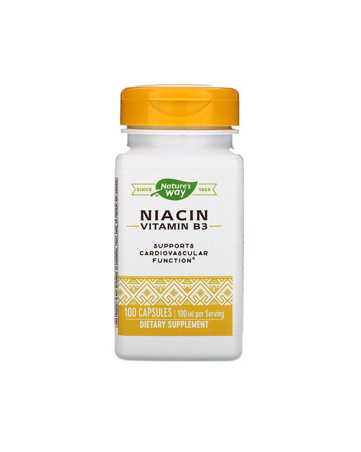 Витамин B3 Ниацин 100 мг | 100 кап Nature's Way 202040539