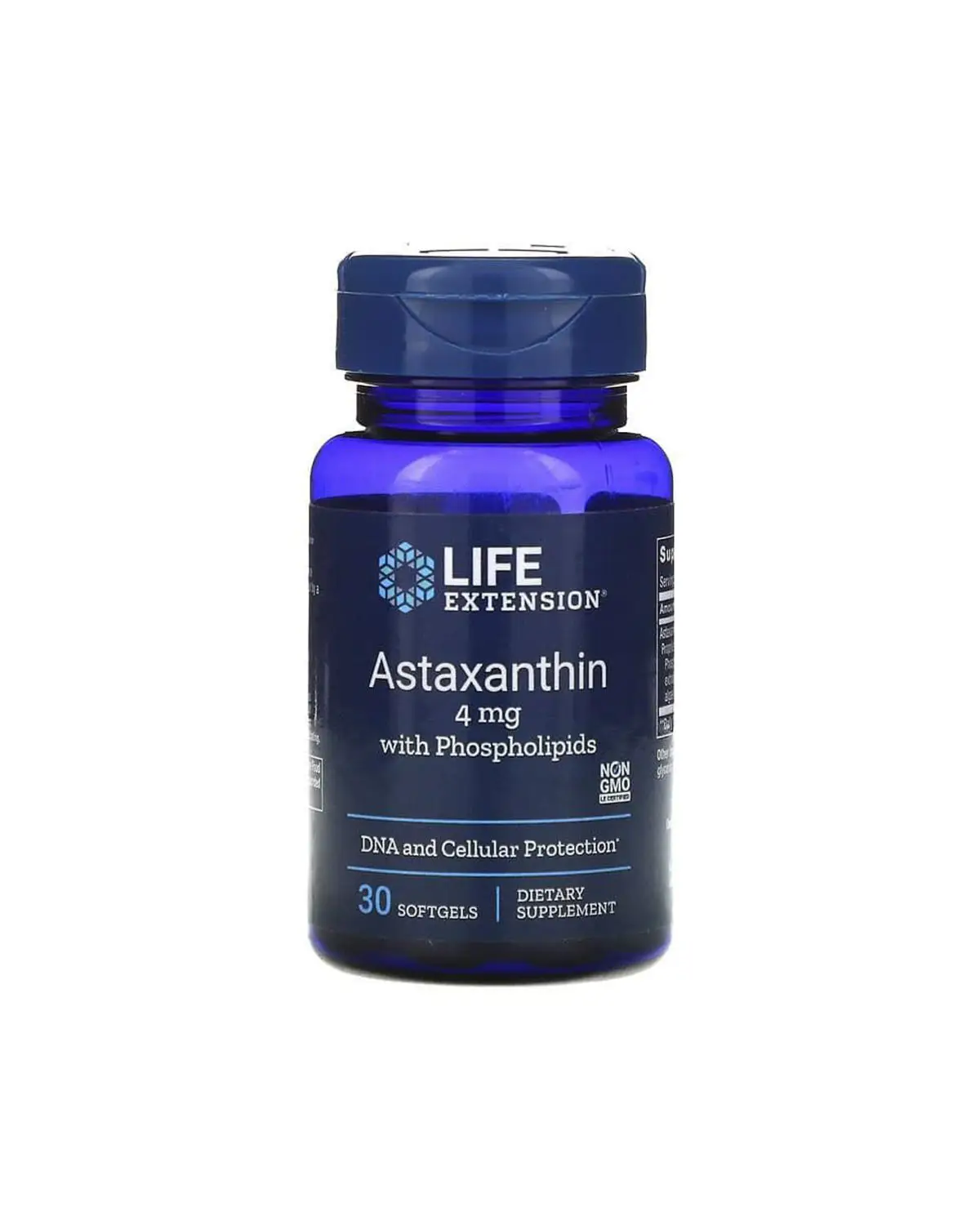 Астаксантин с фосфолипидами 4 мг | 30 кап Life Extension 202040564