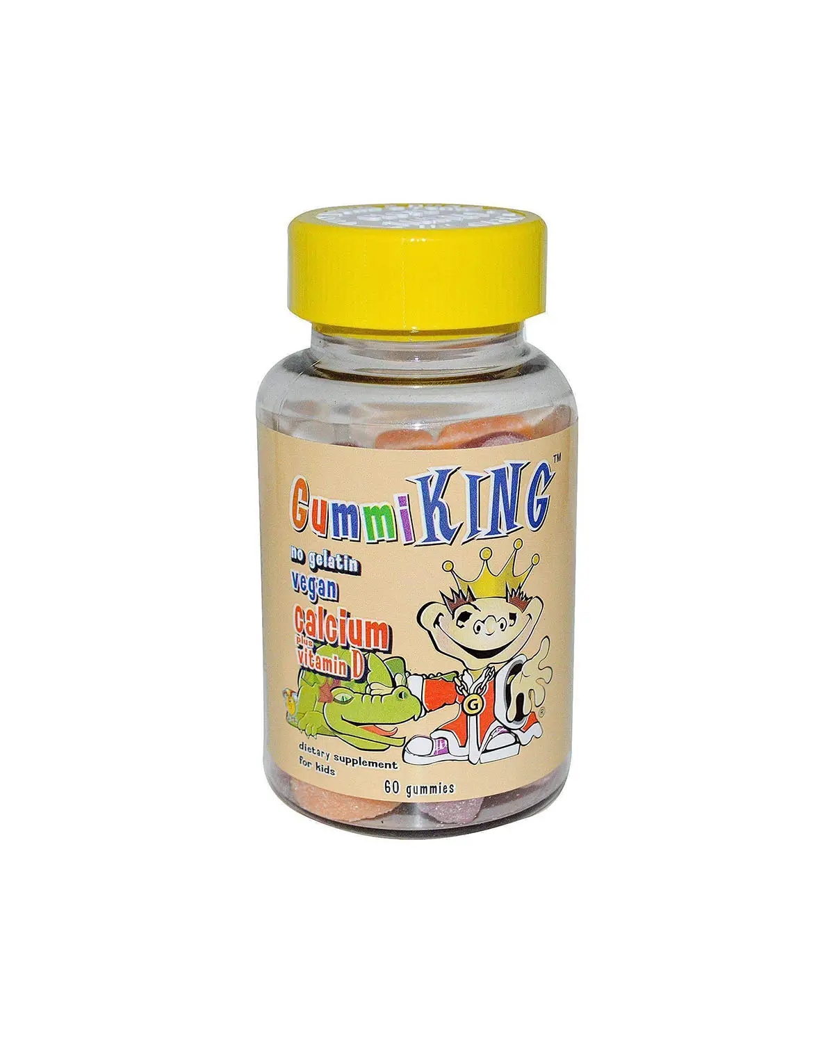 Кальций + витамин D3 | 60 жев мармеладок GummiKing 202040569