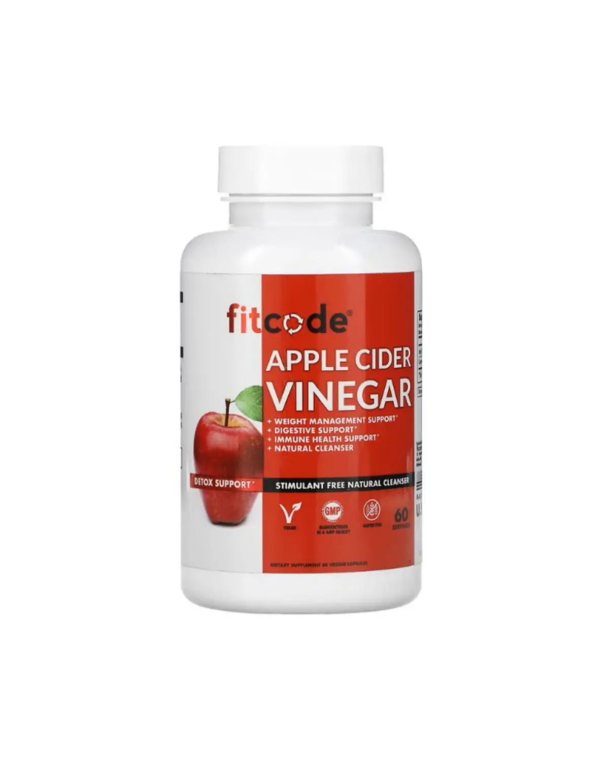Яблучний оцет | 60 кап FITCODE 202040610
