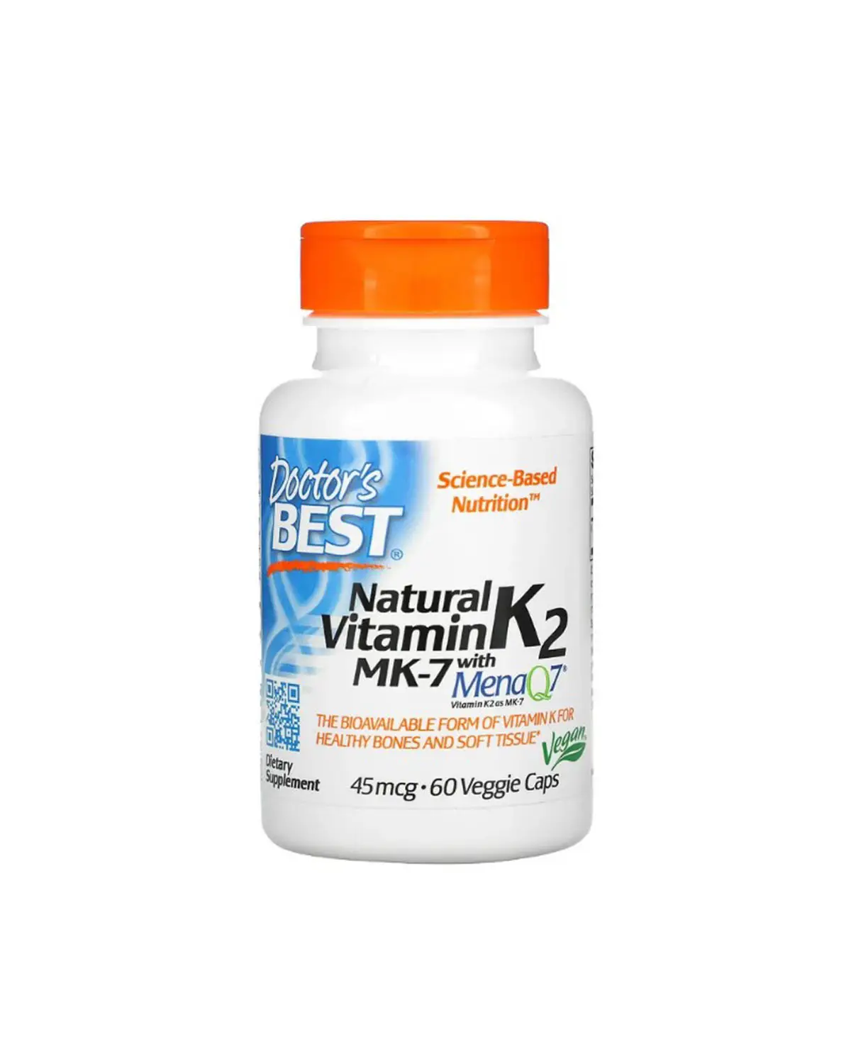 Витамин К2 (МК-7 ) 45 мкг | 60 кап Doctor's Best 202040674