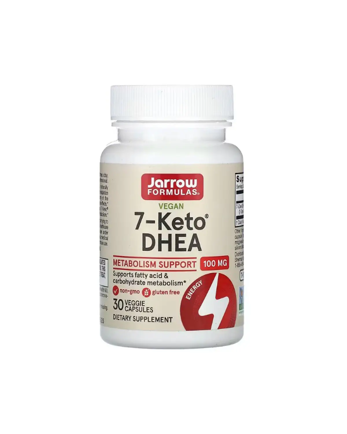 7-Keto DHEA 100 мг | 30 кап Jarrow Formulas 20204808