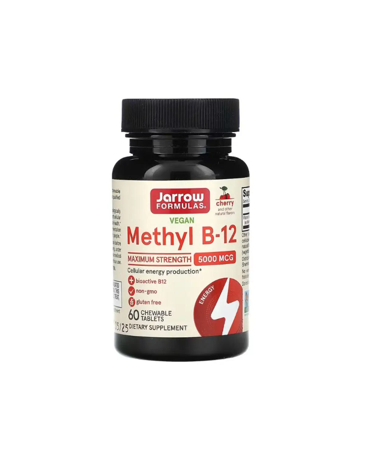 Витамин В12 метил со вкусом вишни 5000 мкг | 60 жев таб Jarrow Formulas 20204822