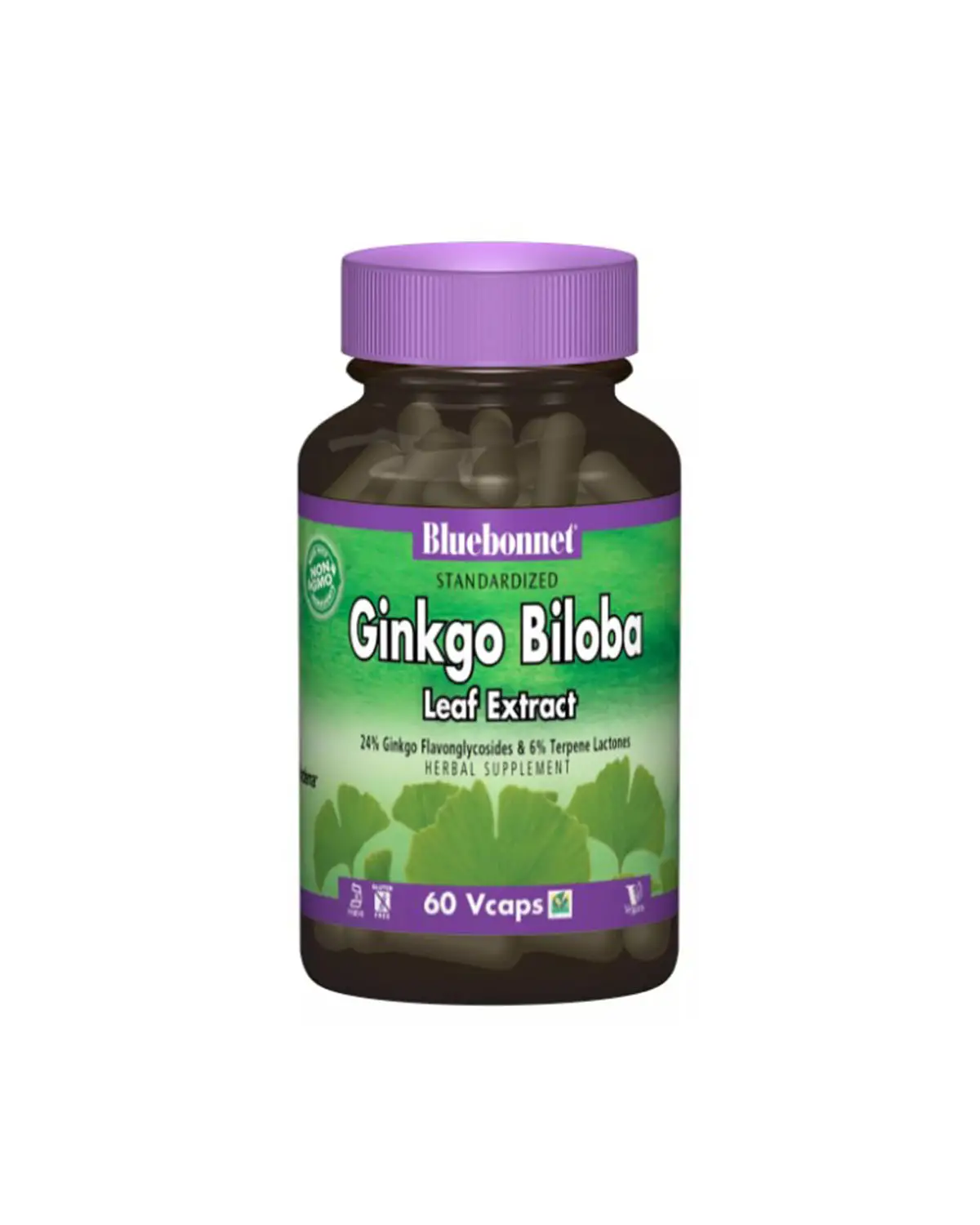 Гинкго билоба экстракт листьев | 60 кап Bluebonnet Nutrition 20204874