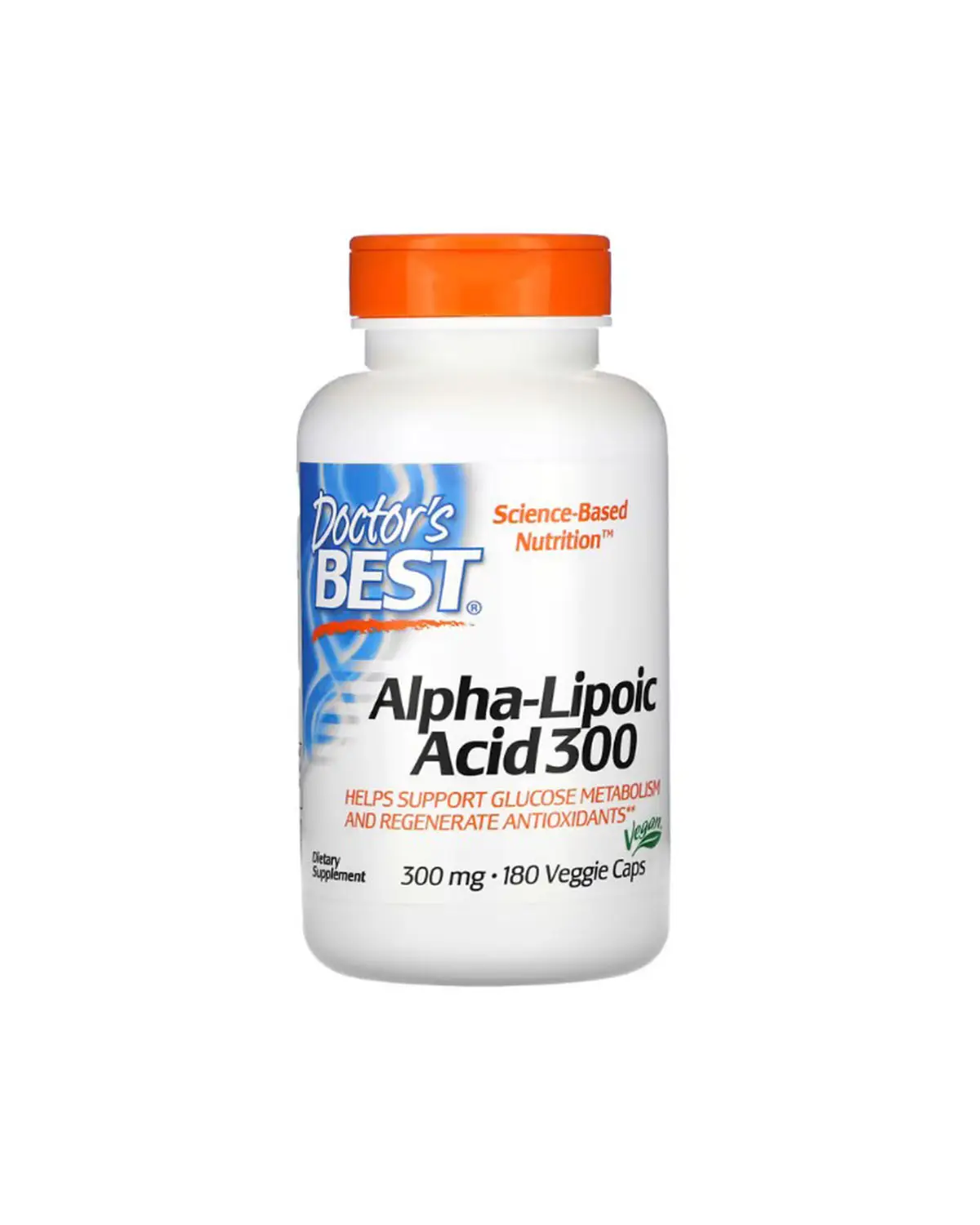 Альфа-липоевая кислота 300 мг | 180 кап Doctor's Best 20204884