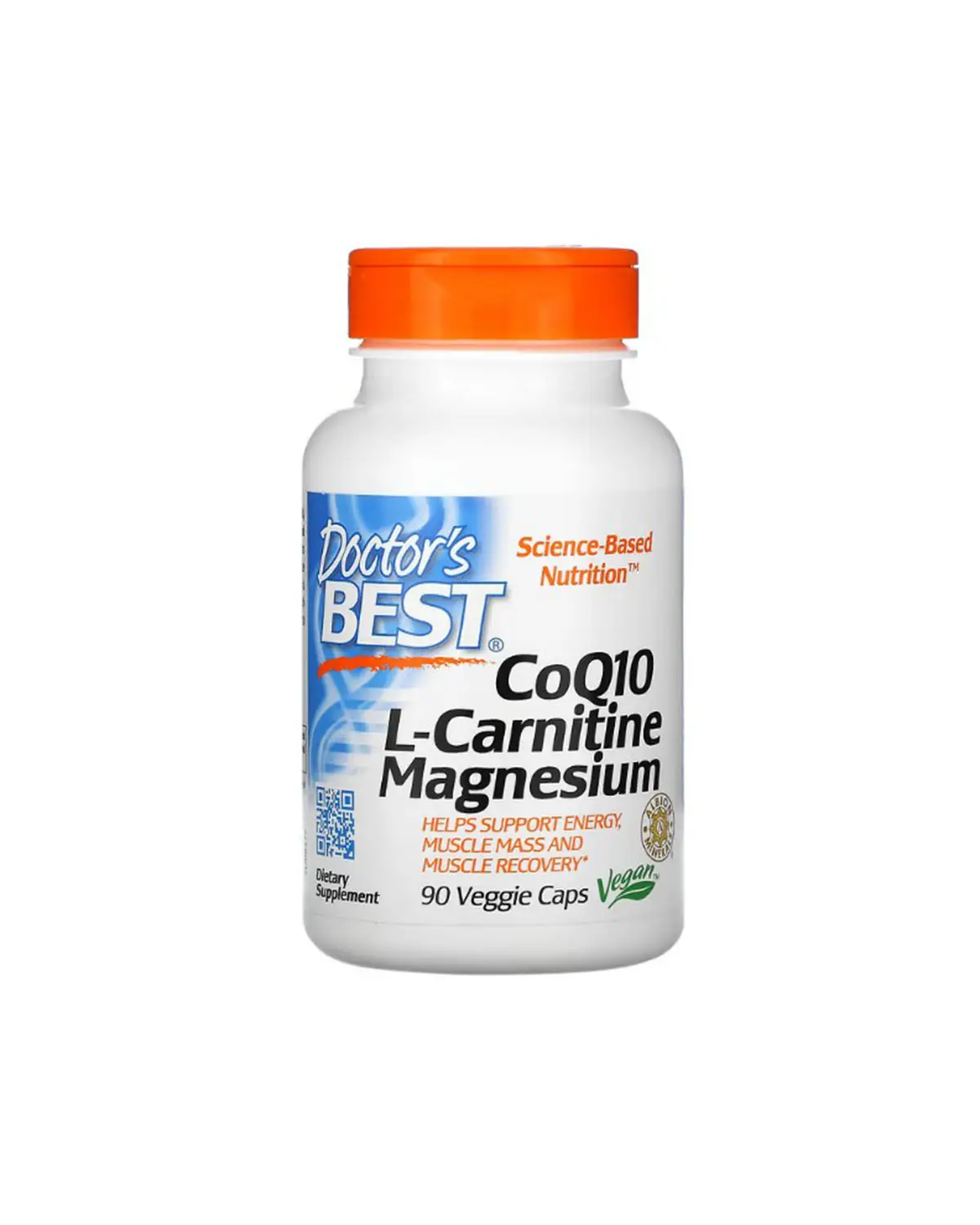 Коэнзим Q-10, L-карнитин и магний | 90 кап Doctor's Best 20204904