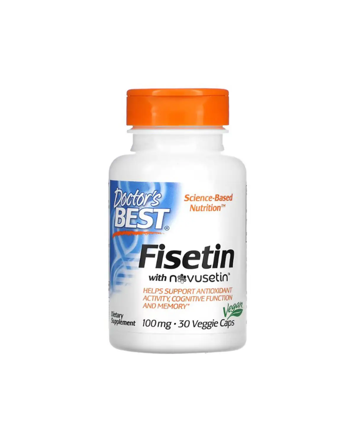 Фісетин підтримка мозку 100 мг | 30 кап Doctor's Best 20204910