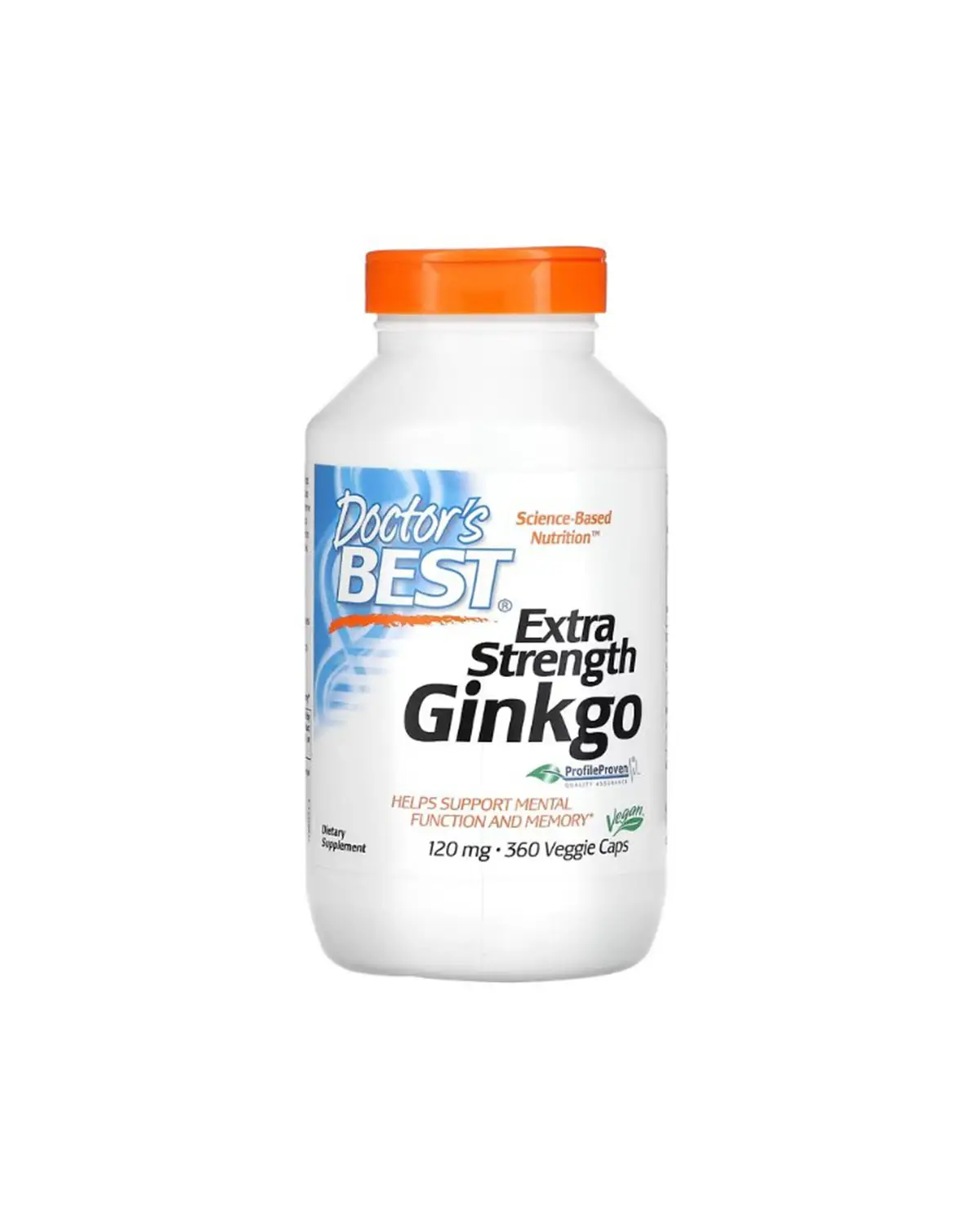 Гинкго билоба 120 мг | 360 кап Doctor's Best 20204918