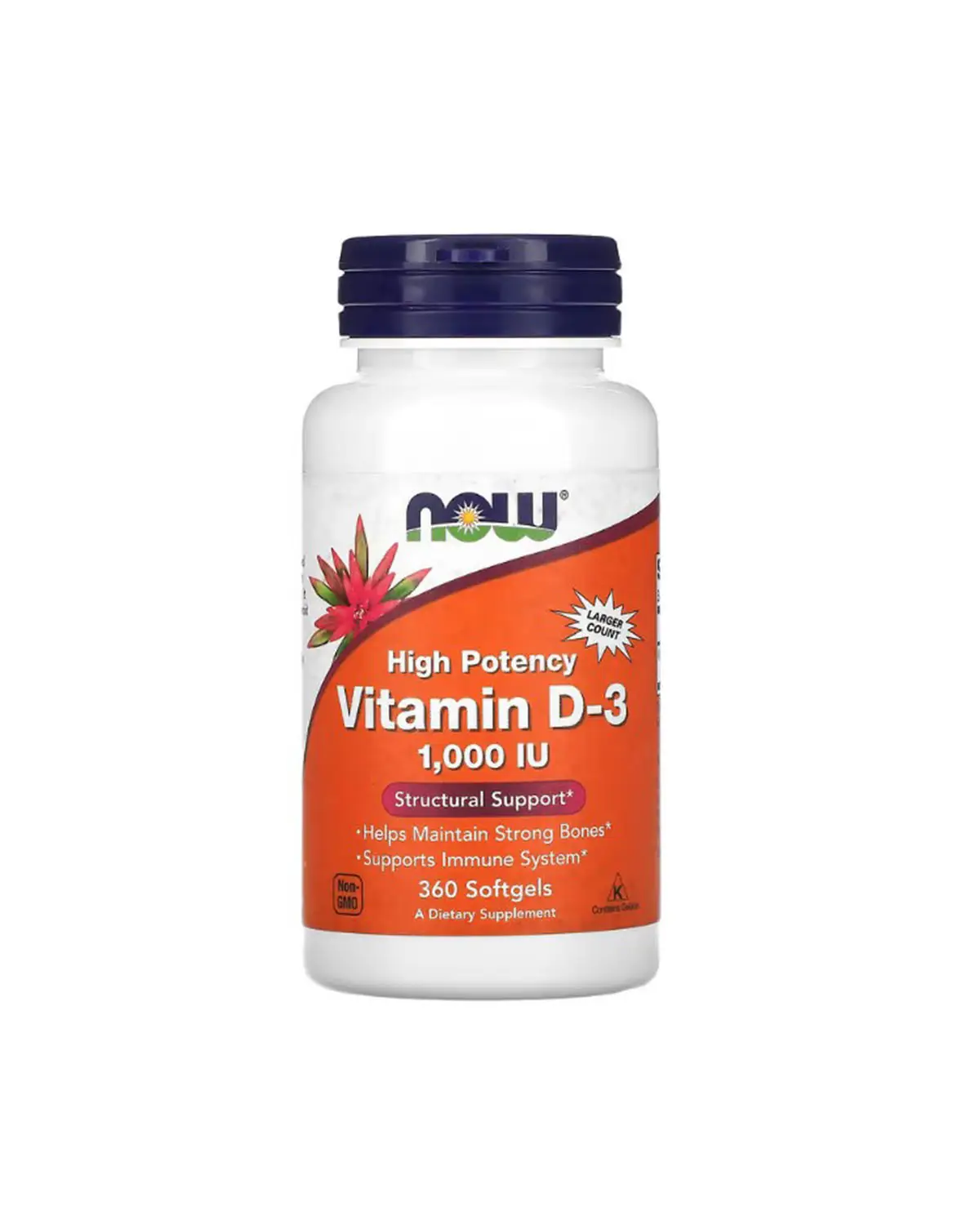 Витамин D3 1000 МЕ | 360 кап Now Foods 20204930
