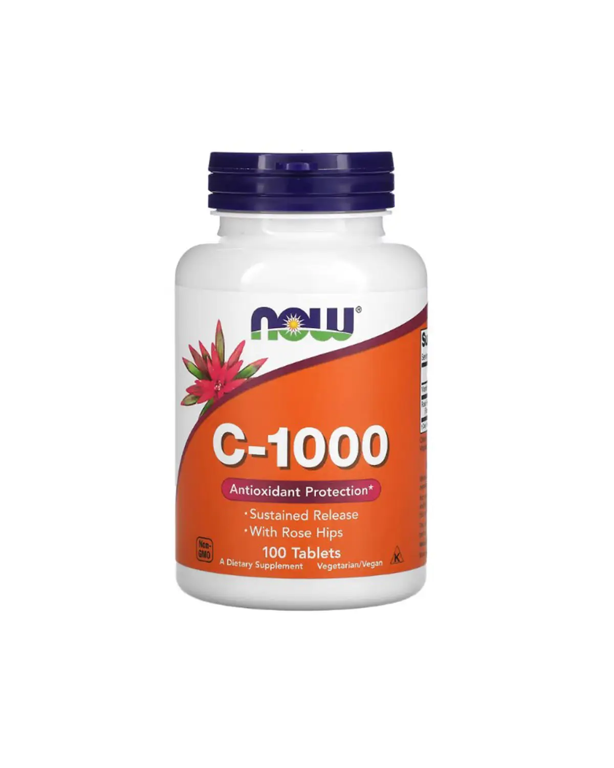 Вітамін C-1000 з шипшиною | 100 таб Now Foods 20204932