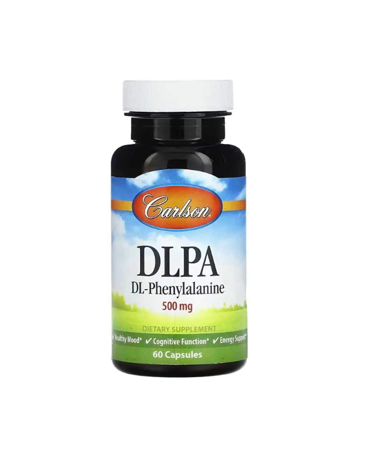DL-фенілаланін 500 мг | 60 кап Carlson 20204978