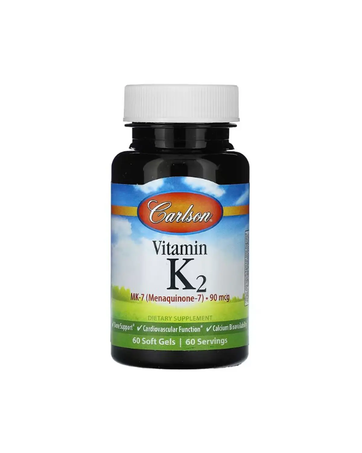 Витамин К2 (МК-7) 90 мкг | 60 кап Carlson 20204982