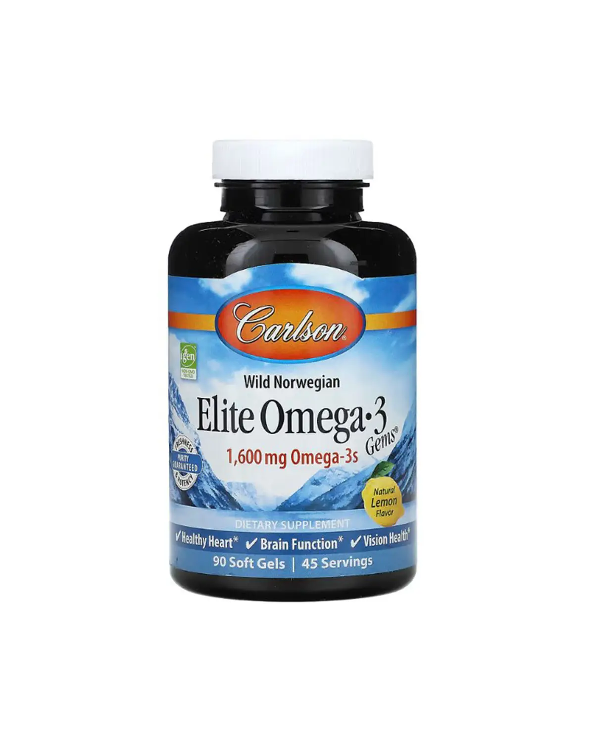 Омега-3 1600 мг лимон | 90 кап Carlson 20205001