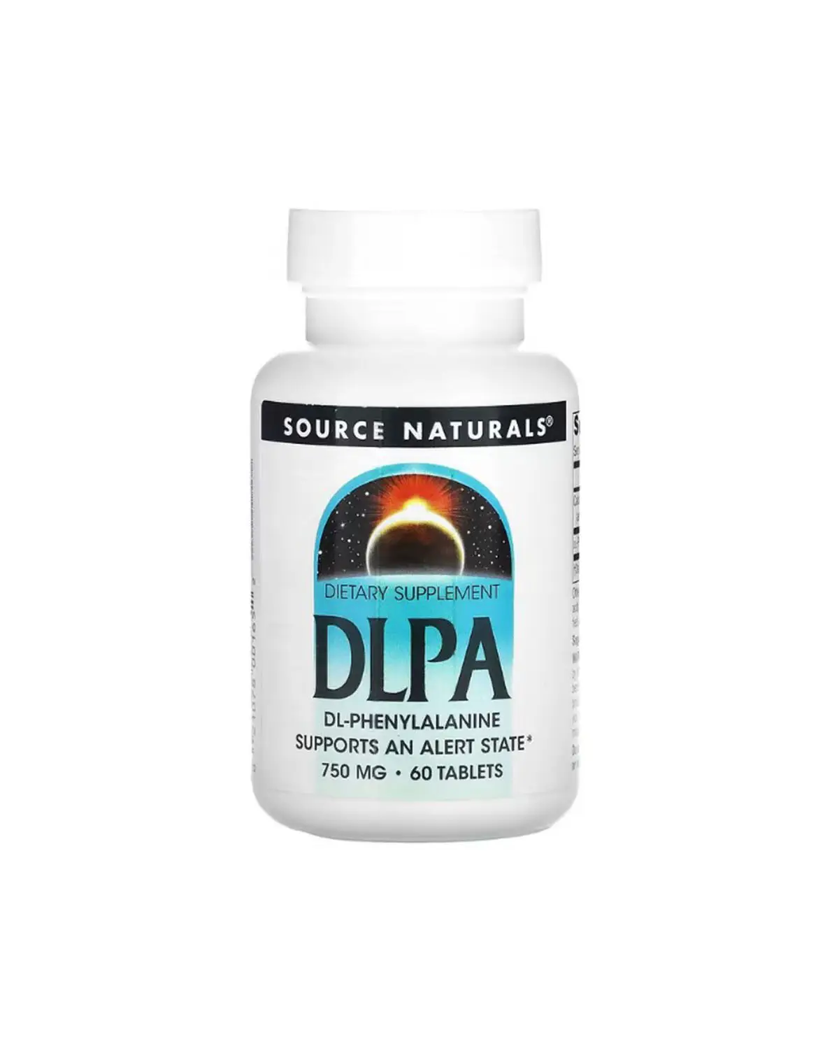 DLPA (фенілаланін) 750 мг | 60 таб Source Naturals 20205013