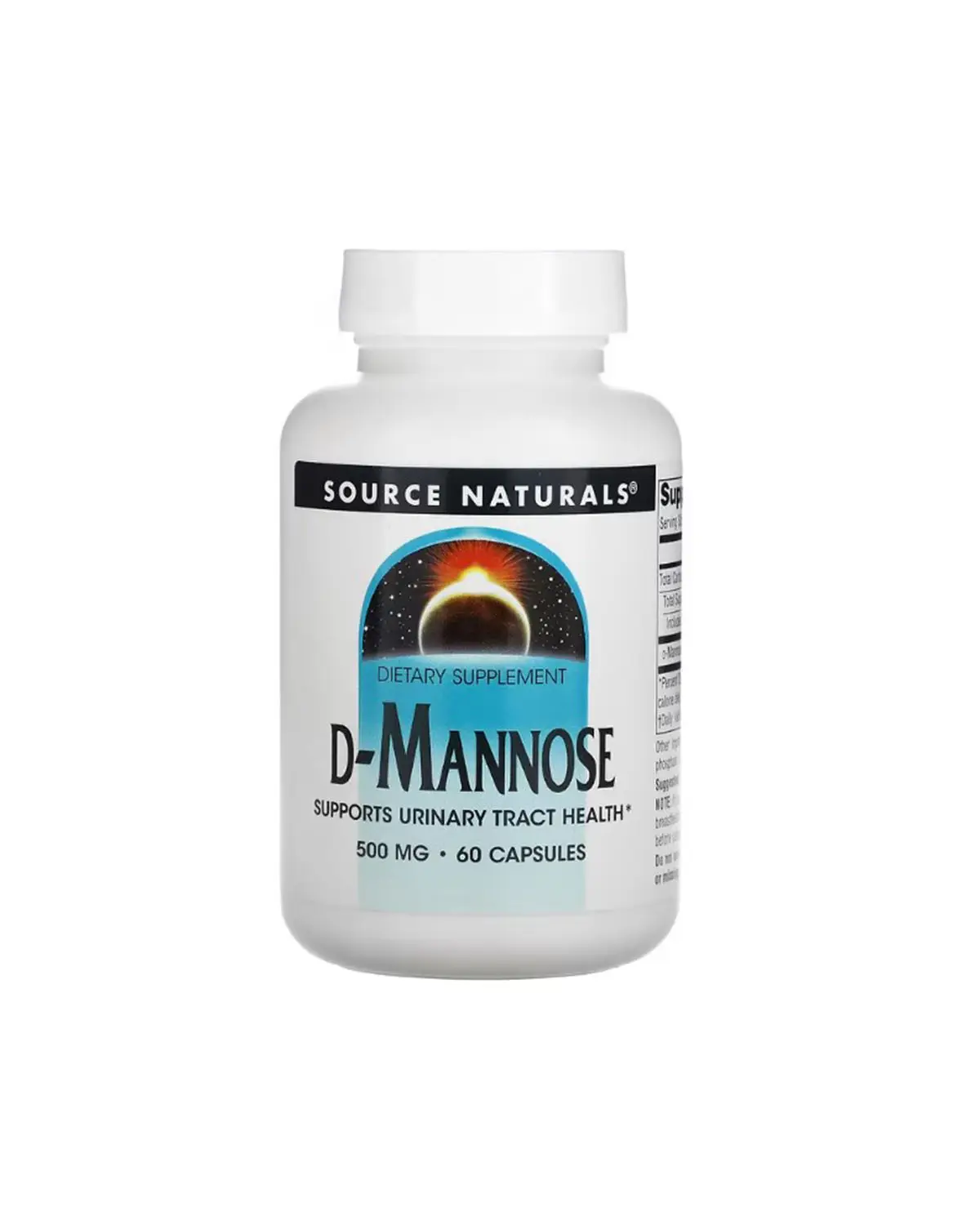 D-Манноза 500 мг | 60 кап Source Naturals 20205015