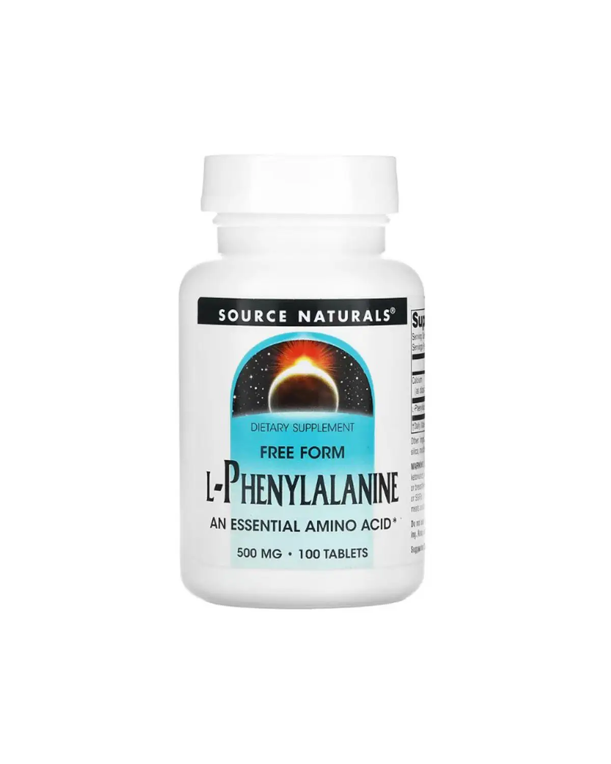 L-Фенілаланін 500 мг | 100 таб Source Naturals 20205020