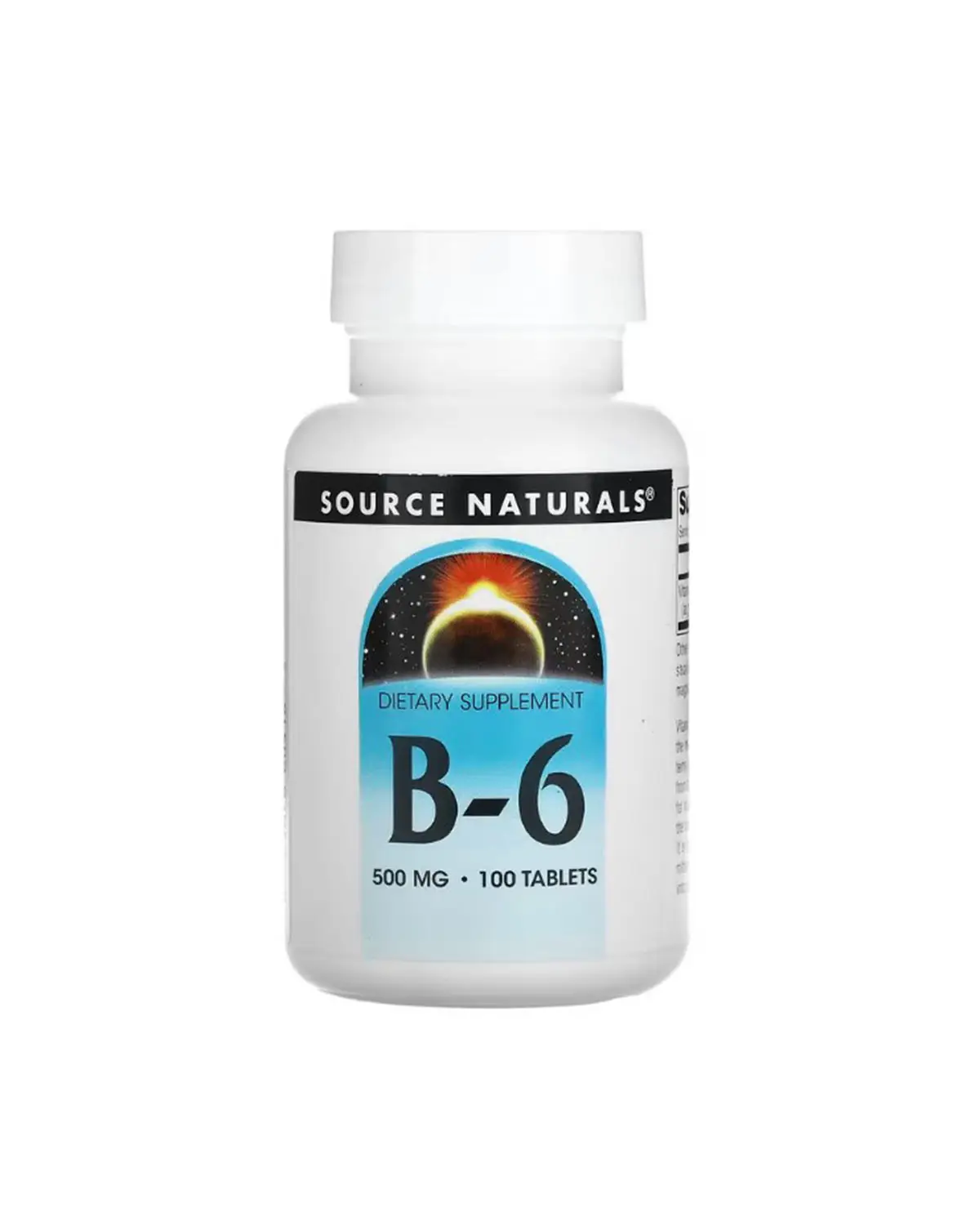 Витамин В6 500 мг | 100 таб Source Naturals 20205039