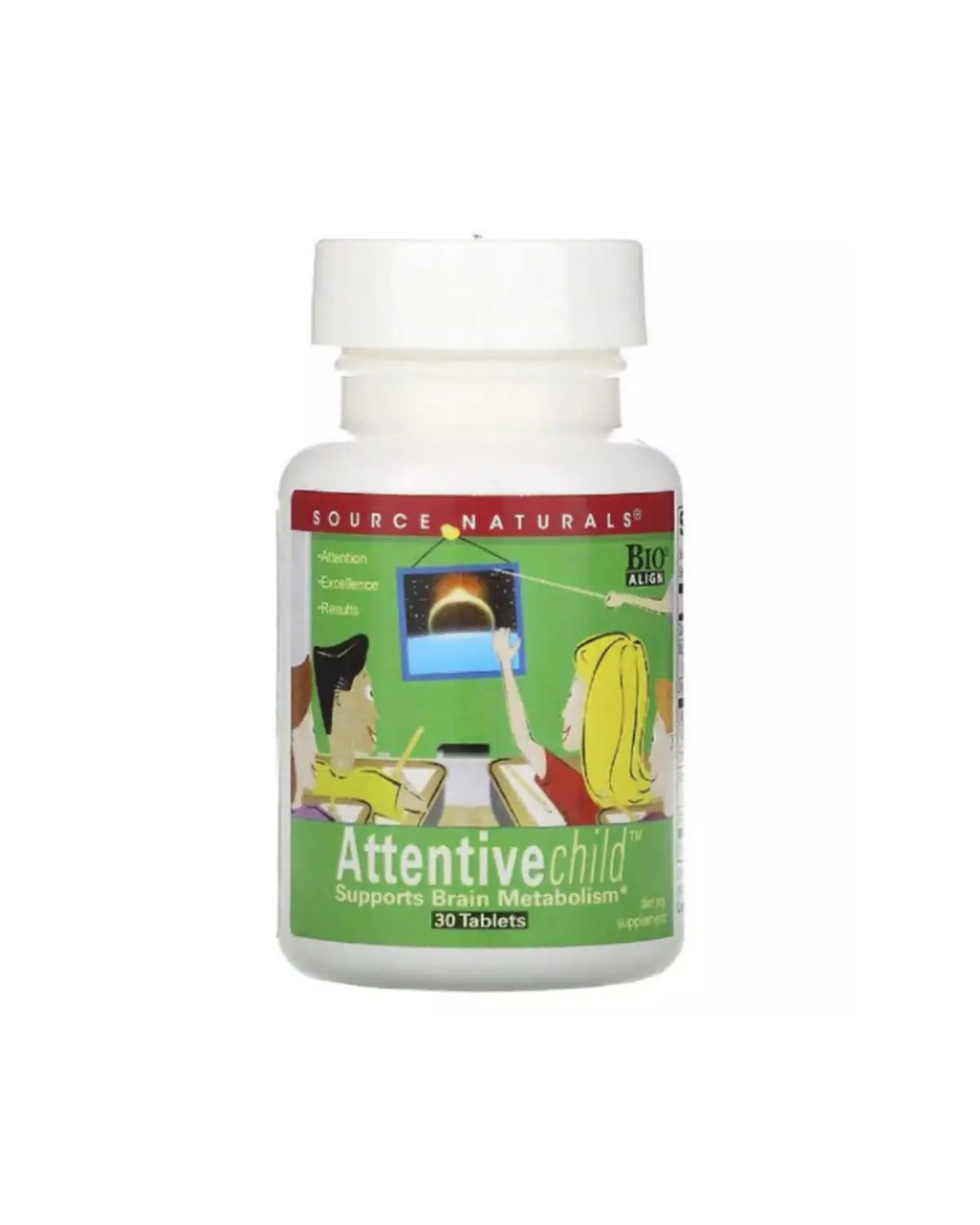 Комплекс уважна дитина - 30 таб Source Naturals 20205059