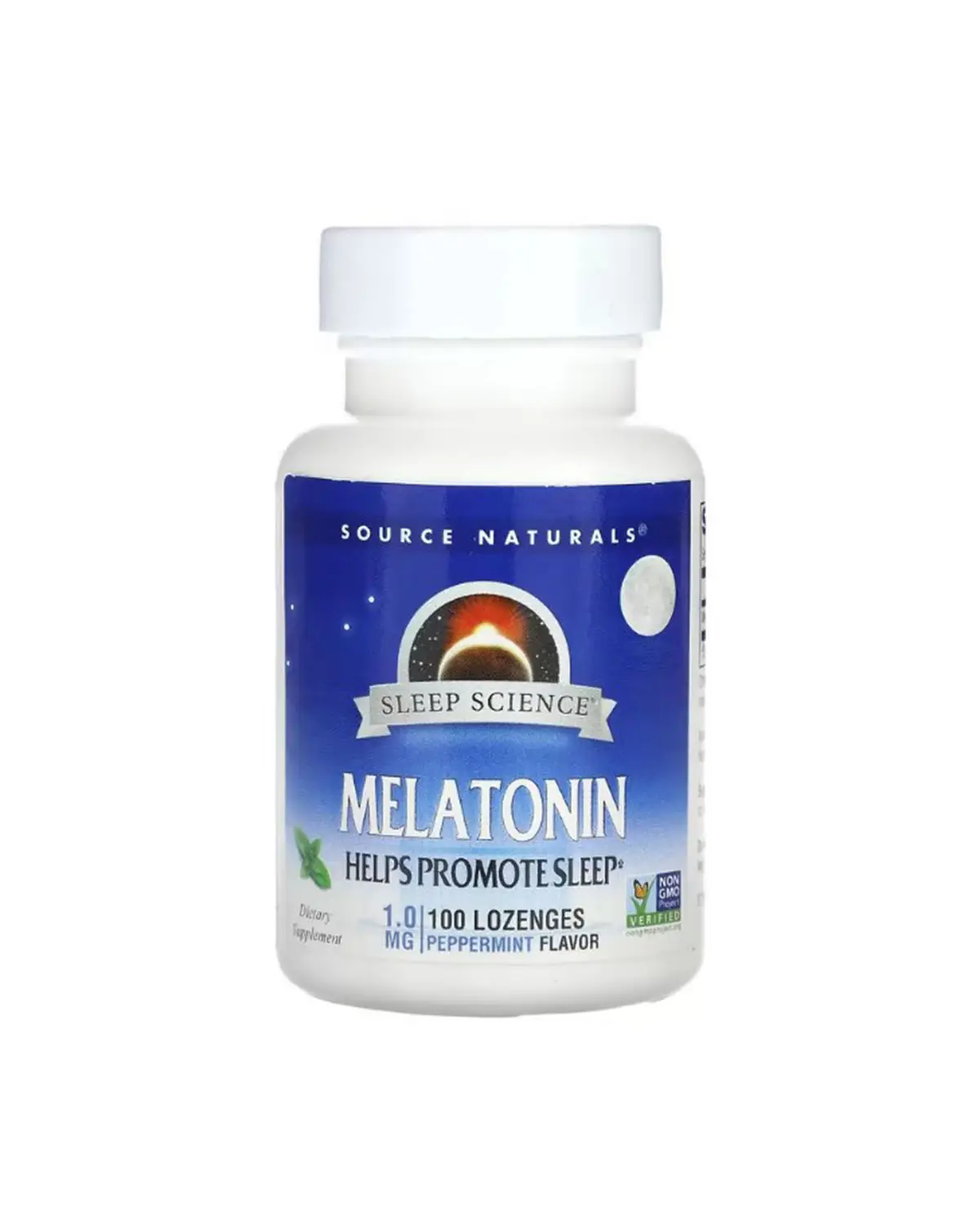Мелатонин 1 мг мята | 100 таб для рассасывания Source Naturals 20205079