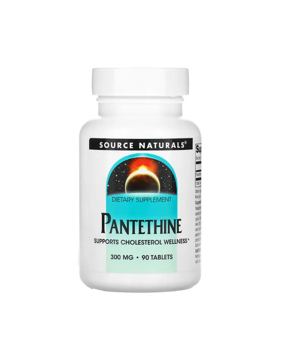 Пантетин 300 мг | 90 таб Source Naturals 20205097