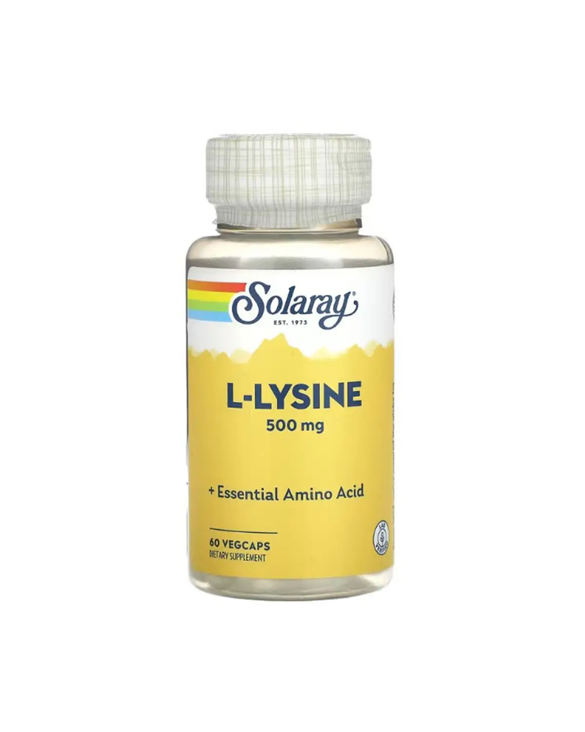 L-Лізин 500 мг | 60 кап Solaray 20205123