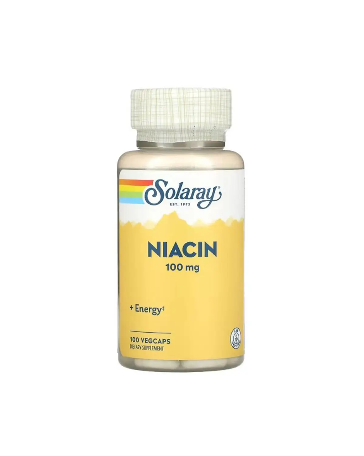 Ніацин (B3) 100 мг | 100 кап Solaray 20205145