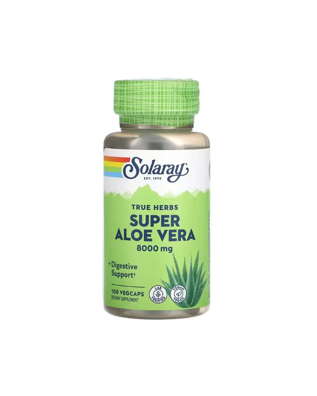Супер Алоэ Вера 8000 мг | 100 кап Solaray 20205152