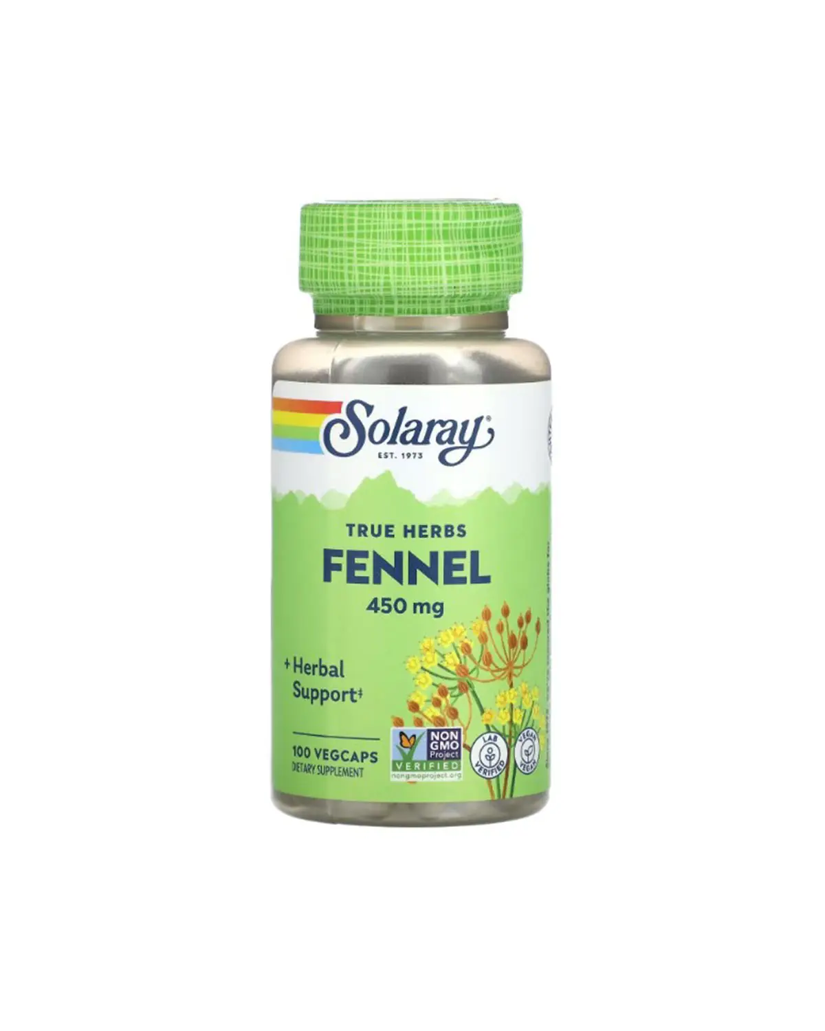 Фенхель 450 мг | 100 кап Solaray 20205153