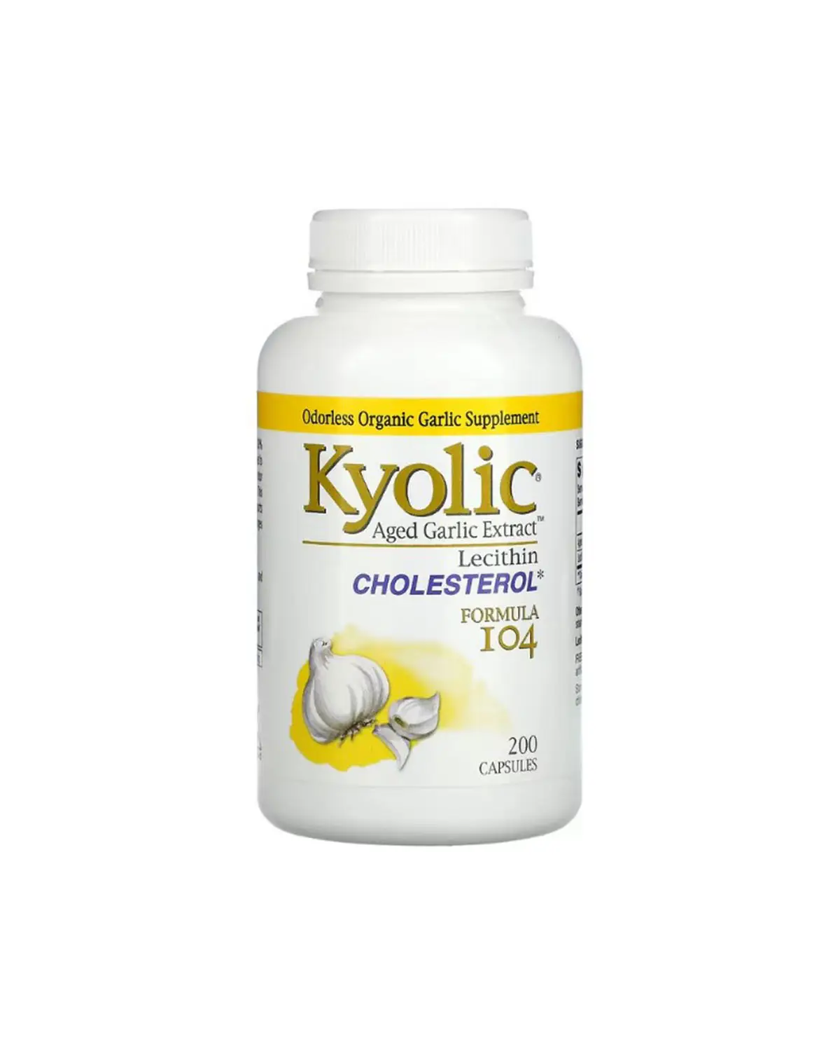 Екстракт часнику з лецитином | 200 кап Kyolic 20205248