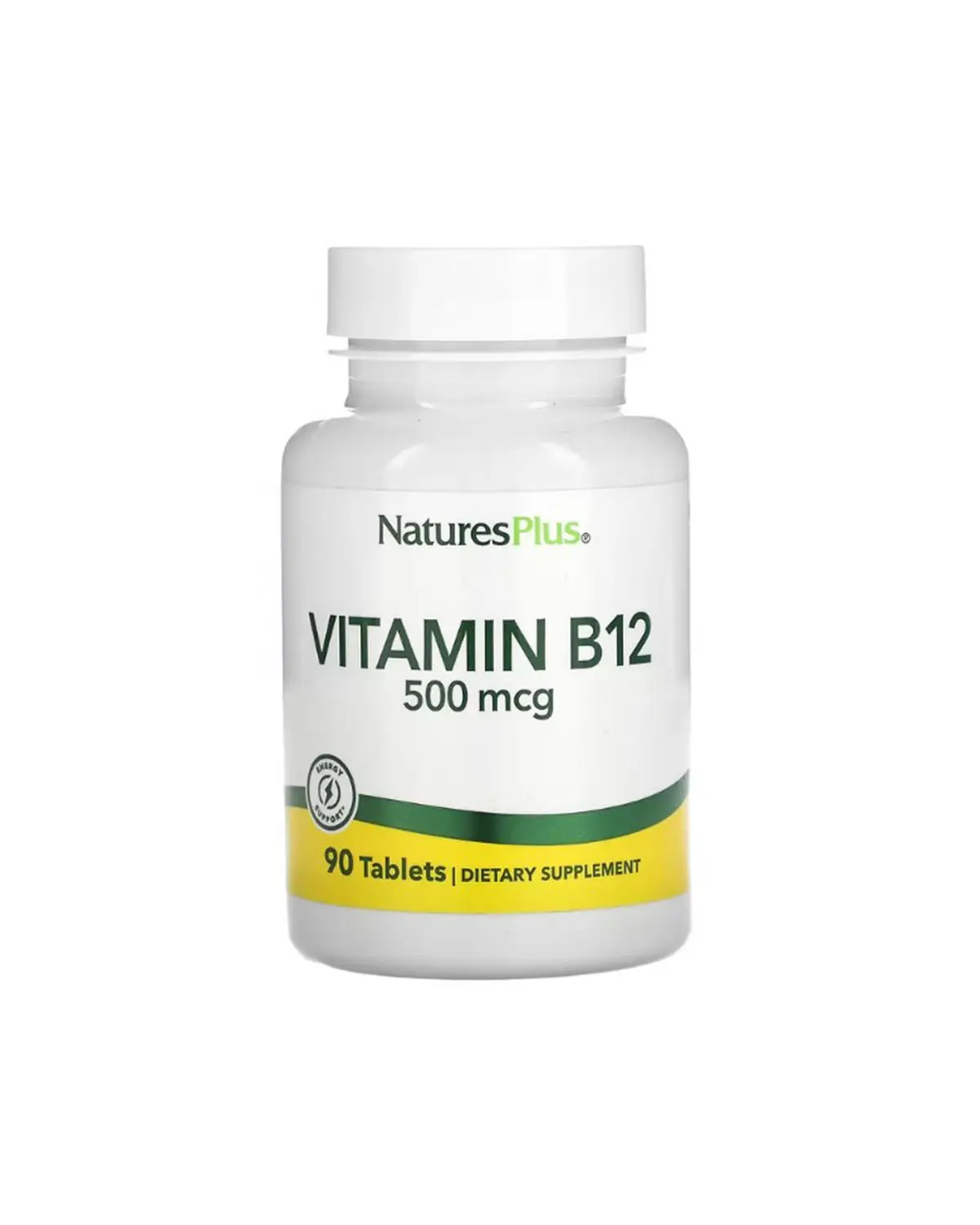 Витамин B12 (метилкобаламин) 500 мкг | 90 таб Natures Plus 20205283