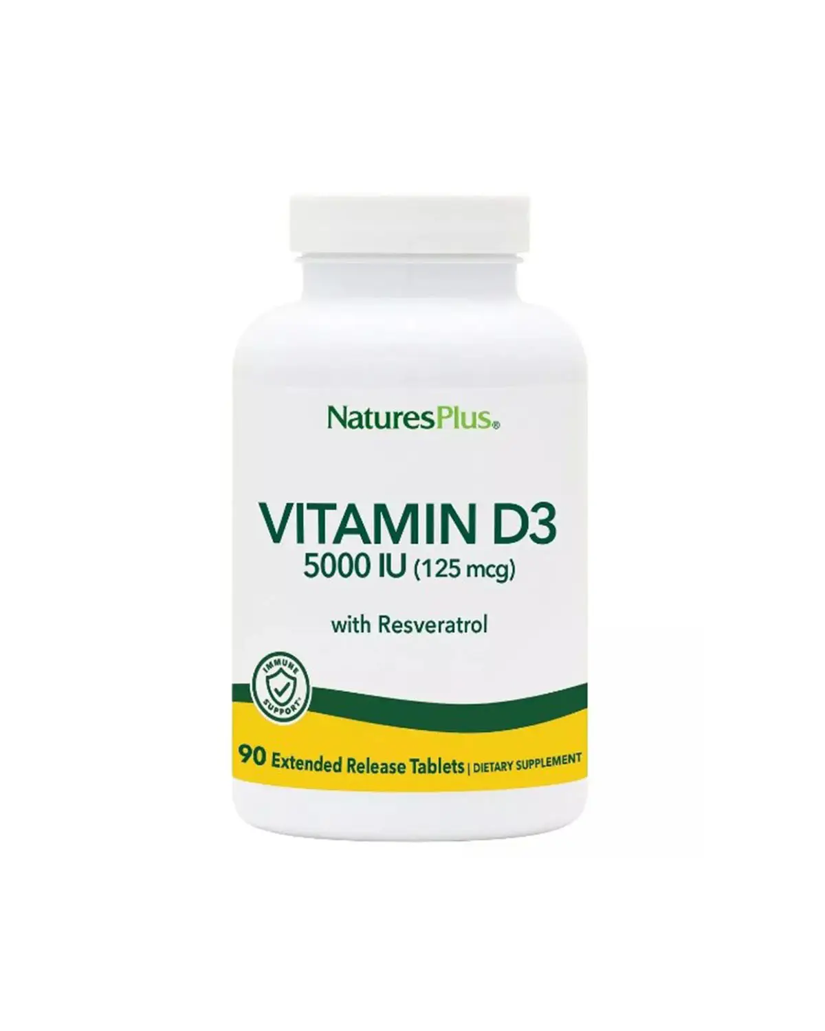 Вітамін D3 ультра 5000 МО | 90 таб Natures Plus 20205290