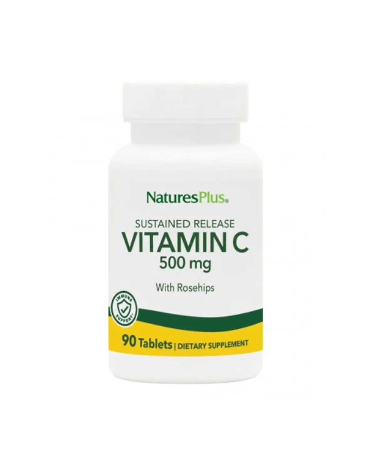 Вітамін C з шипшиною 500 мг | 90 таб Natures Plus 20205296